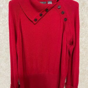 Liz Claiborne Red knit sweater